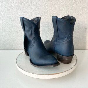 Lane PLAIN JANE Womens Cowboy Bootie 8 Blue Western Cowgirl Short Ankle boots